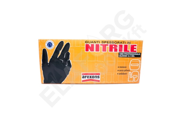 Nitril spesso gumikesztyű M  50 db