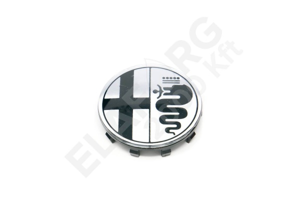 Felni közép fehér/fekete  60mm