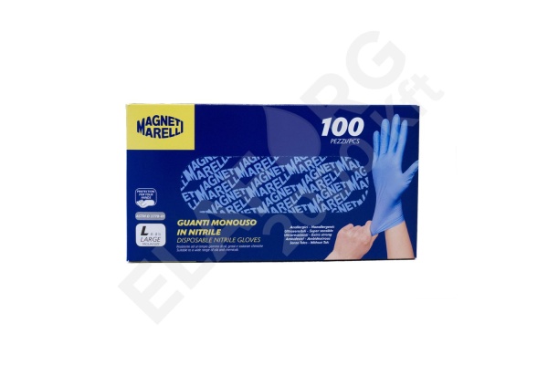 Kék nitril gumikesztyű XL 100 db / kék